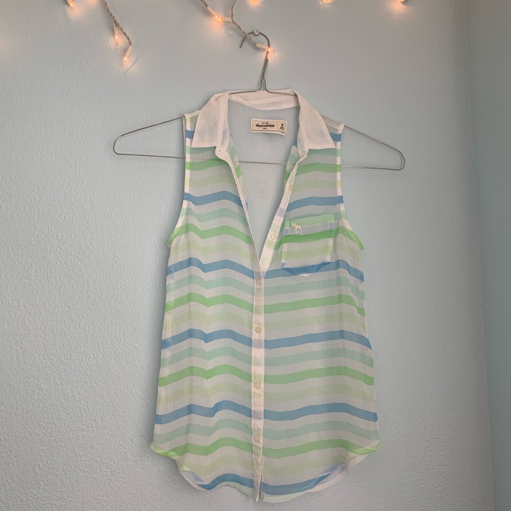 Kids see-through collar tank